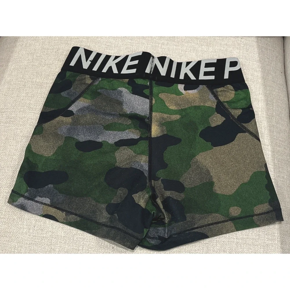Nike Pro Dri-Fit Camouflage Compression Spandex Shorts 3